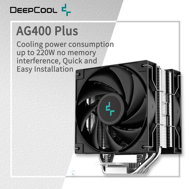 Cpu Cooler - DEEPCOOL AG400 4 Heat pipes Dual