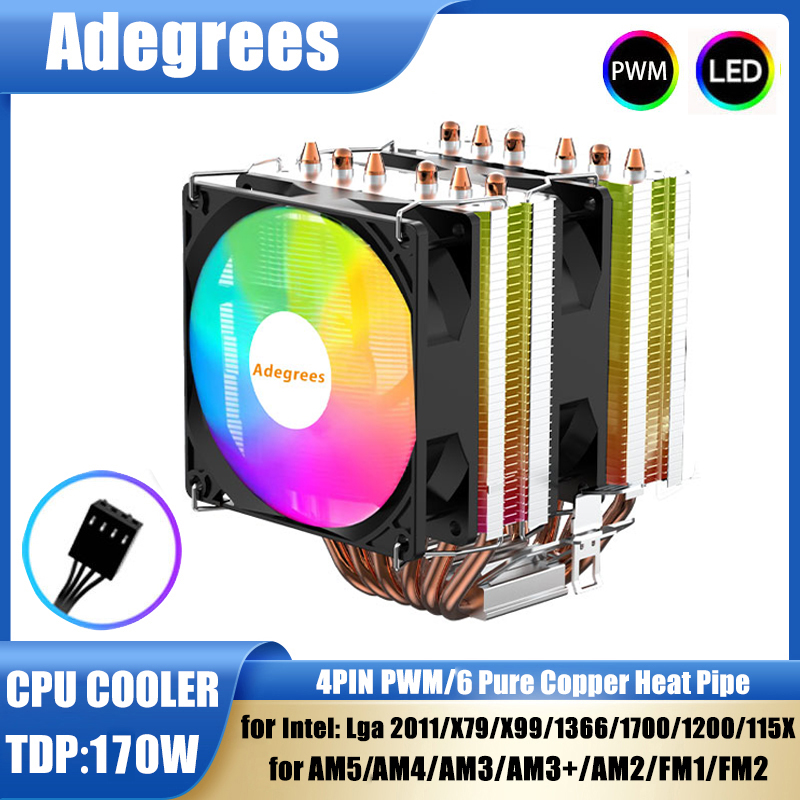 Air-cooled CPU Cooler 90mm RGB - Air Cooler Cpu recension och pris