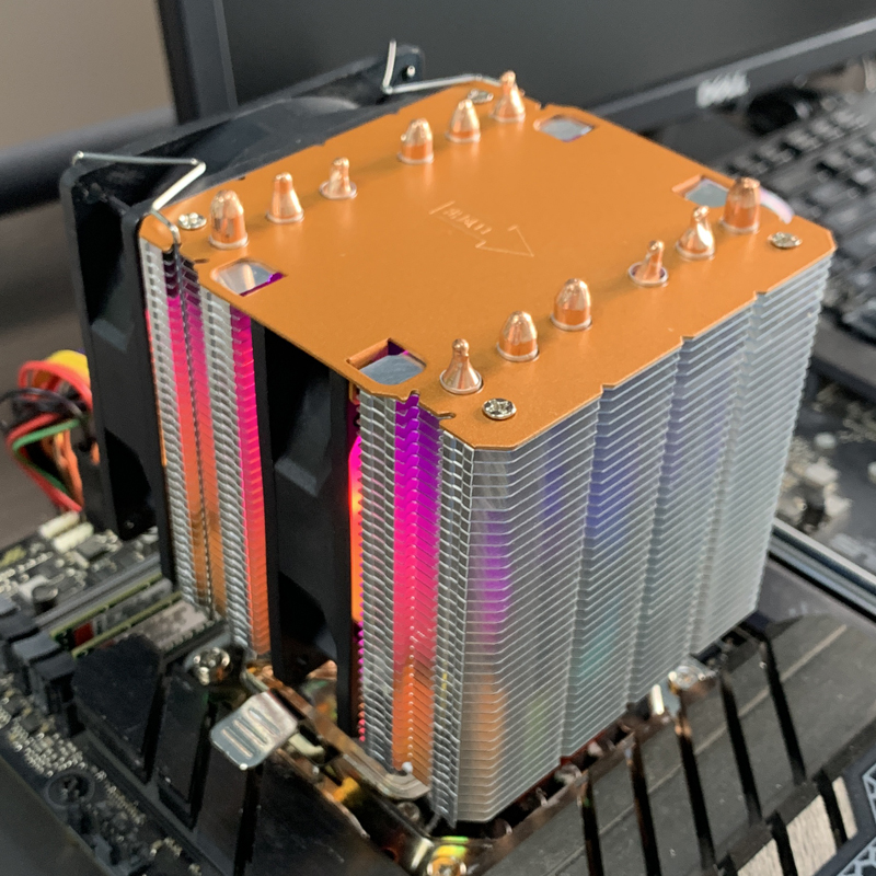 Air-cooled CPU Cooler 90mm RGB - Air Cooler Cpu recension och pris