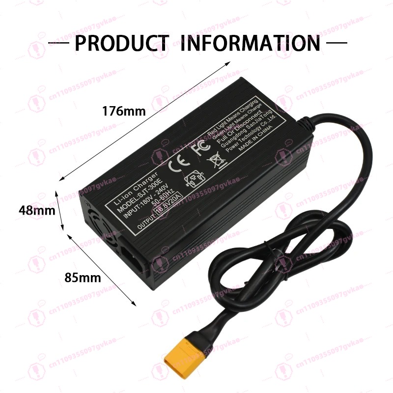16.8V 20A Lithium Battery Char - Case Fan recension och pris