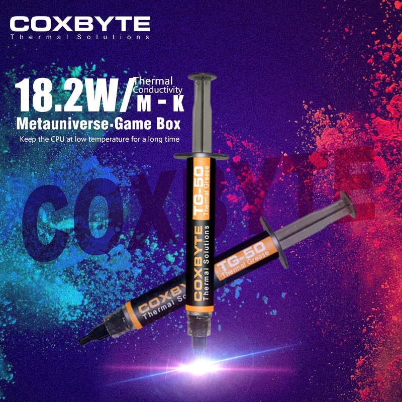 18.2W/mK Coxbyte TG-50 Thermal - Thermal Paste recension och pris