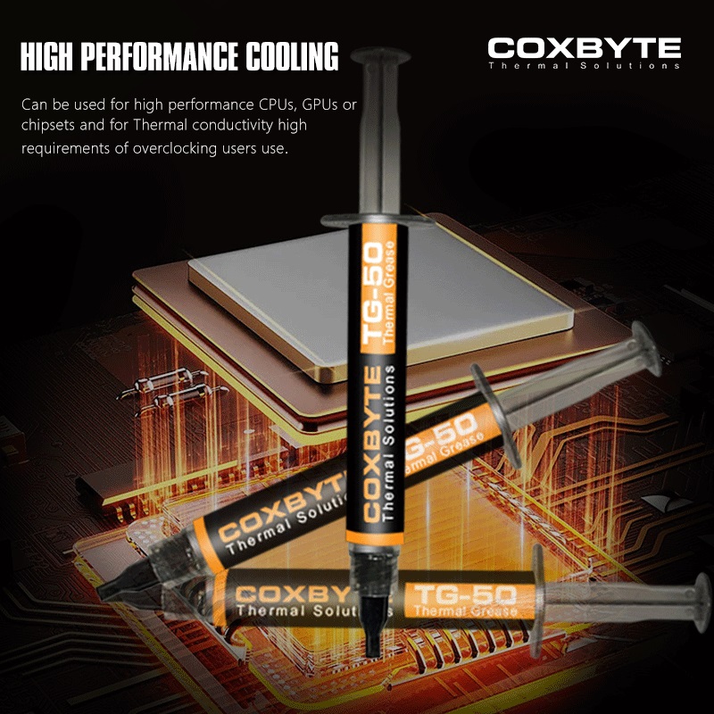 18.2W/mK Coxbyte TG-50 Thermal - Thermal Paste recension och pris