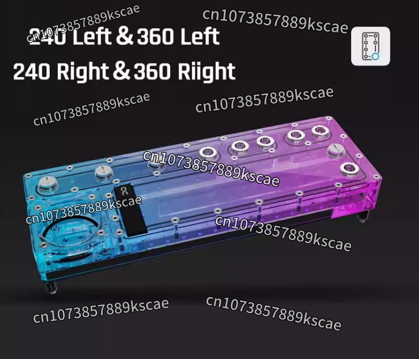 Alphacool Core Distro Plate 24 - Integrated Pump Reservoir Distro Plate recension och pris