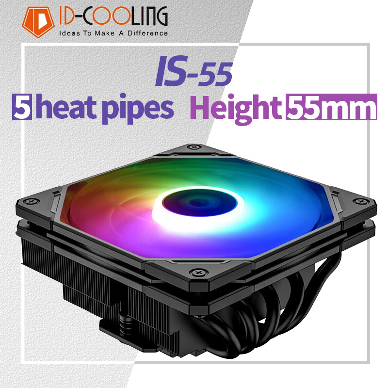 ID-COOLING IS-55 5Heatpipe CPU - Air Cooler Cpu recension och pris