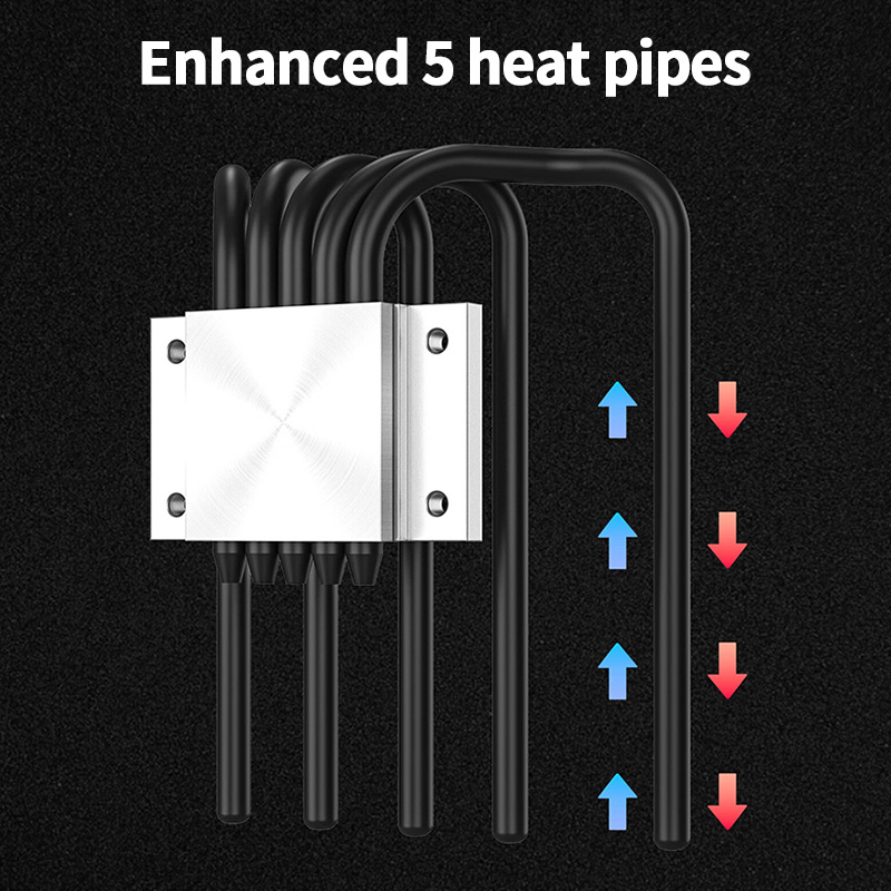 ID-COOLING IS-55 5Heatpipe CPU - Air Cooler Cpu recension och pris