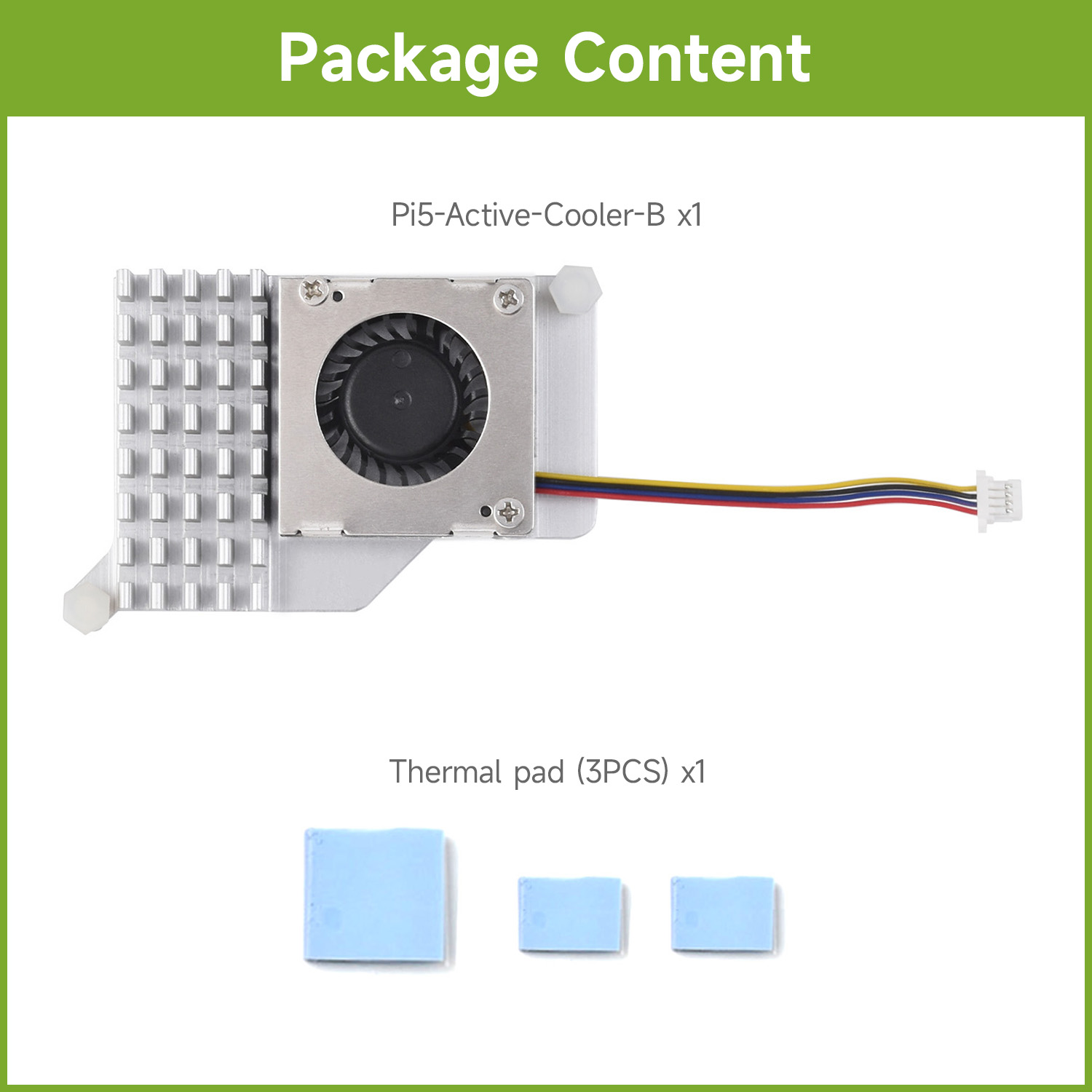 Waveshare Active Cooler (B) fo - Heatsink recension och pris